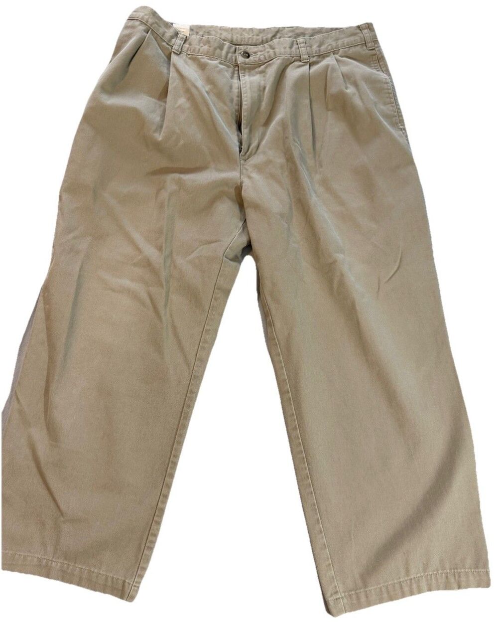Vtg 90s Dockers Classic Fit Pleated Pants Khaki Mens 36x25.5 Tag 38x29 Cotton